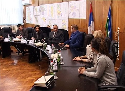 Ministar prosvete Mladen Šarčević u Boru, 7. februar 2018. (RTV Bor)