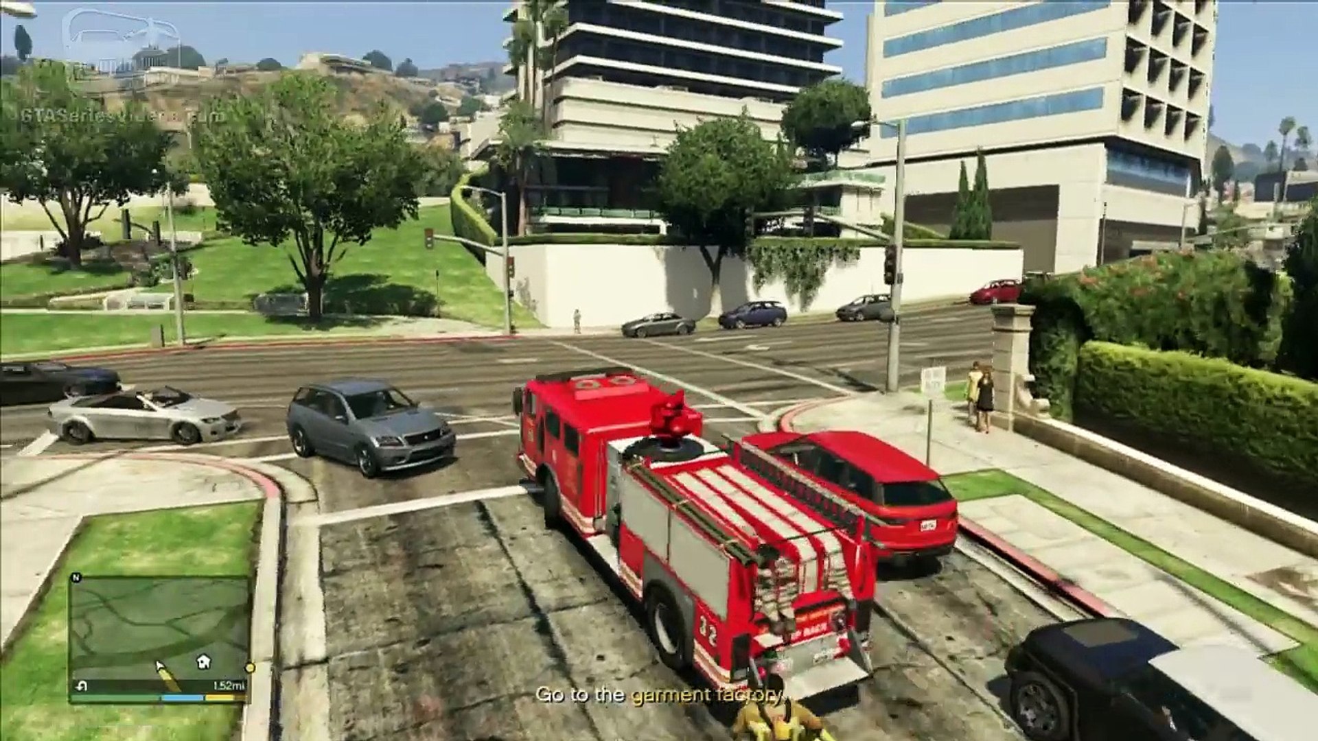 Gta 5 Mission 65 Fire Truck 100 Gold Medal Walkthrough - roblox gta 5 train