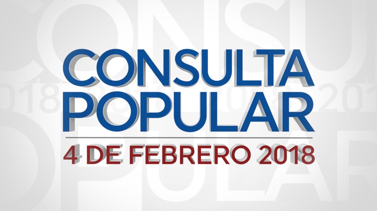 Televistazo 19h00 - Consulta Popular 2018