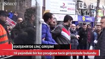 Tramvaydaki taciz şüphelisine linç girişimi