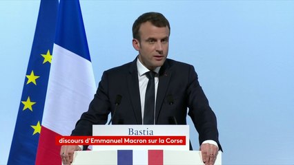 Selon Emmanuel Macron, il ne peut pas y avoir de "co-officialité" de la langue corse