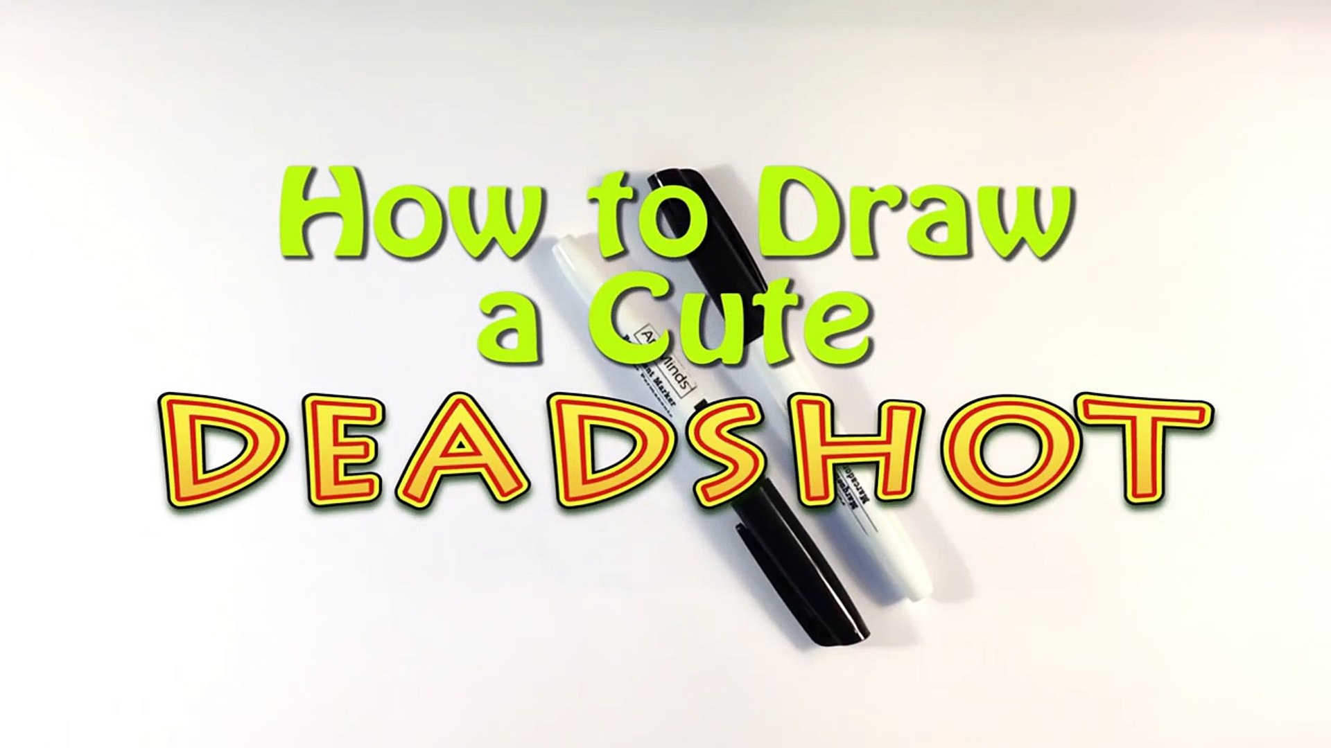 How To Draw Deadshot Easy Things To Draw Video Dailymotion