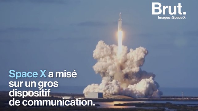 Le lancement de la fusée Falcon Heavy d'Elon Musk, c'était aussi ça
