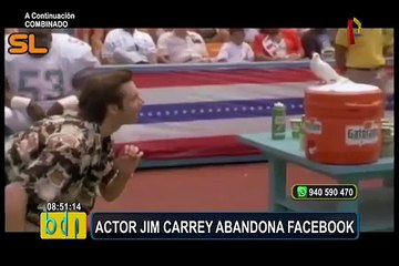Jim Carrey abandona su cuenta de Facebook e invita a que hagan lo mismo