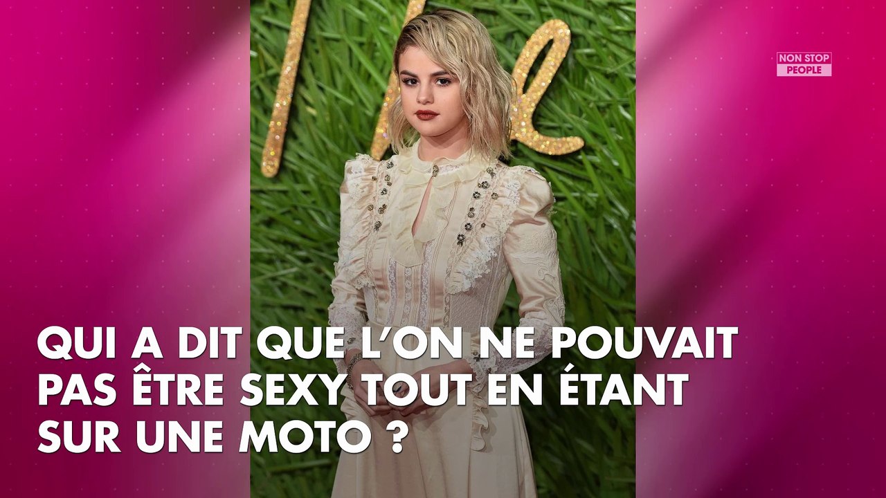 Selena Gomez : bikeuse et femme fatale pour Harper's Bazaar