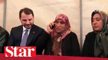 Şehit eşi, Erdoğan ile telefonda görüştü