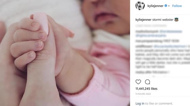 Kylie Jenner Names Daughter 'Stormi'