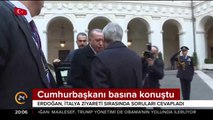 Cumhurbaşkanı Erdoğan İtalyan basınına konuştu