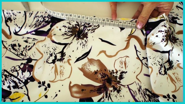 How to sew a pleated skirt - without a Pattern