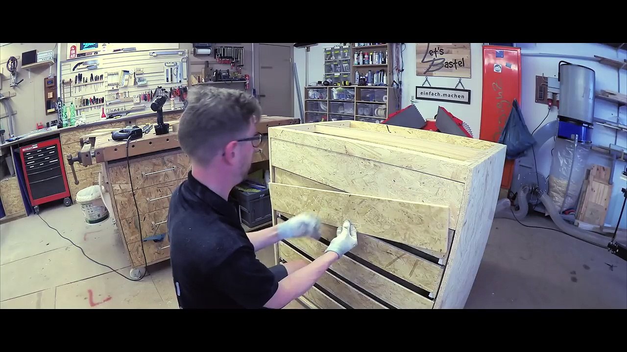 (§/3) Werkstattschrank mit Schubladen selber machen. Einfach, schnell, günstig.
