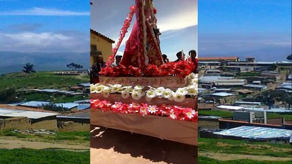 Oracion a la Virgen de Candelaria (iglesia Sangayaico)