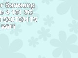 Etui aspect cuir noir  stand pour Samsung Galaxy Tab 4 101 3G 4G  LTE
