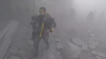 Death toll in airstrikes on rebel-held Damascus suburb rises to 78