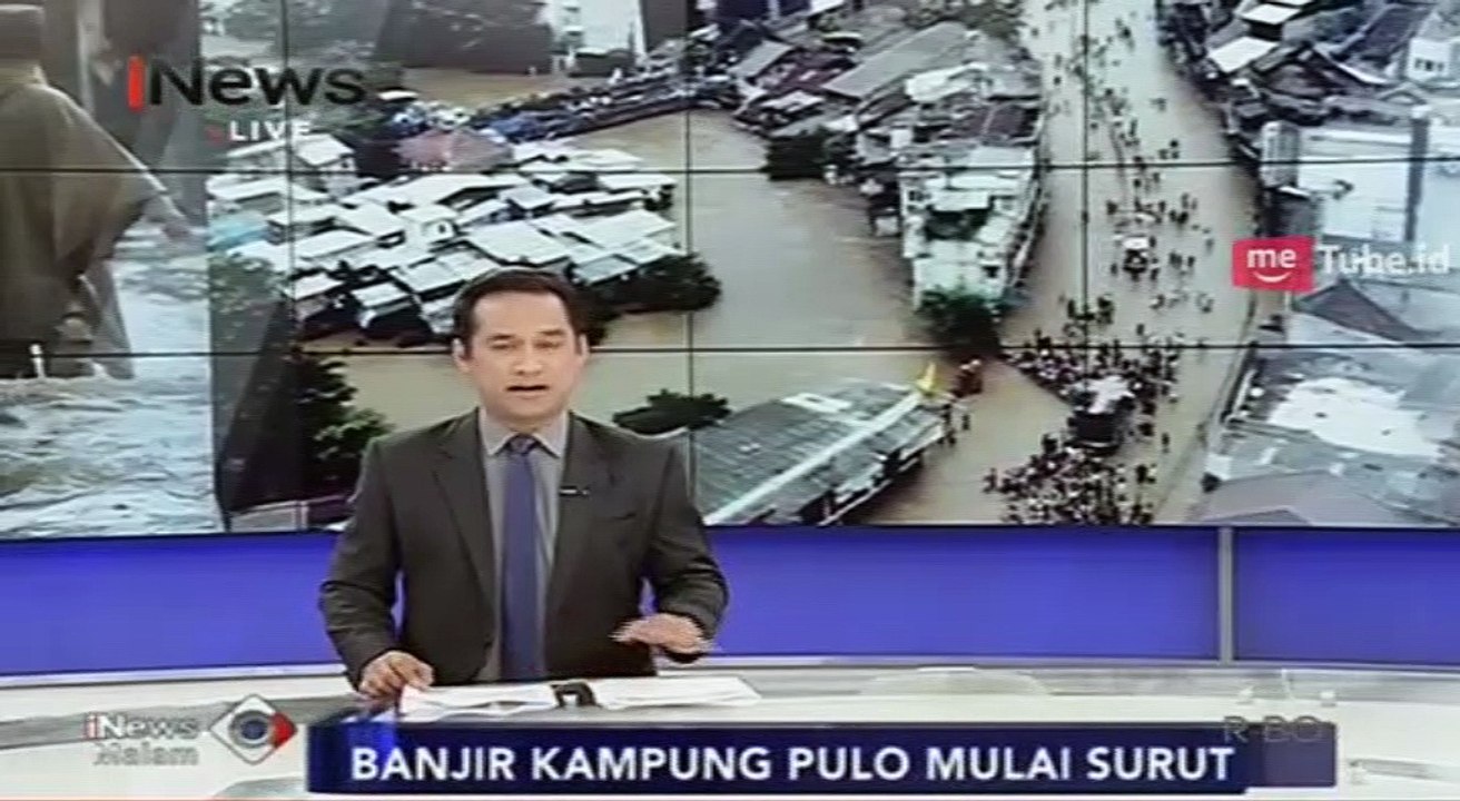 Banjir Kampung Pulo Mulai Surut, Warga di Pengu...