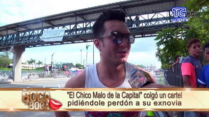 Bratt Murgueitio sigue luchando porque su ex lo perdone