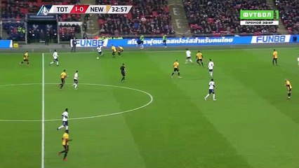 Erik Lamela  Goal HD - Tottenham	2-0	Newport 07.02.2018