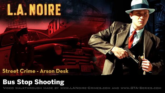 La Noire Walkthrough Street Crime Bus Stop Shooting Video