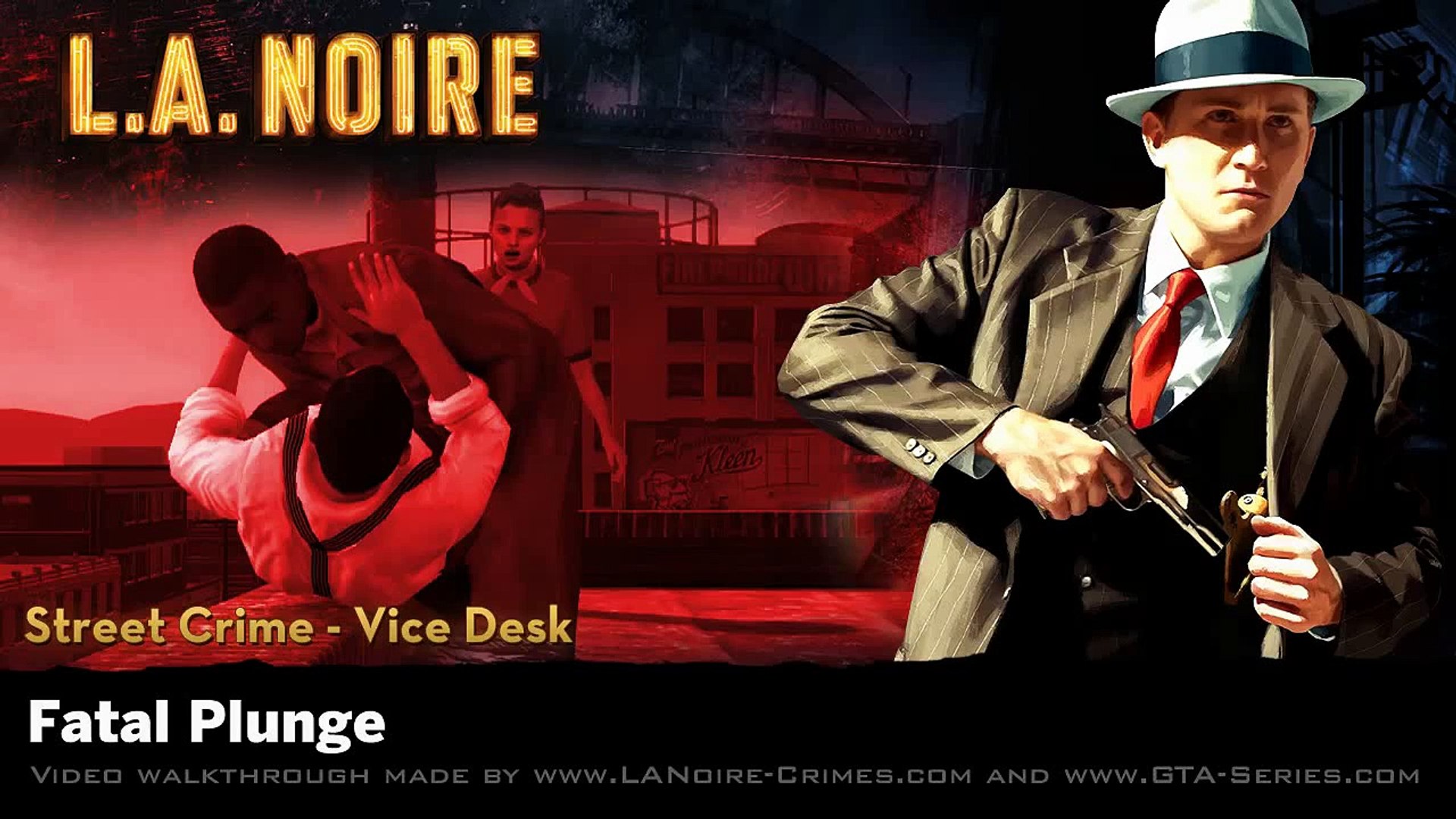 La Noire Walkthrough Street Crime Fatal Plunge Video