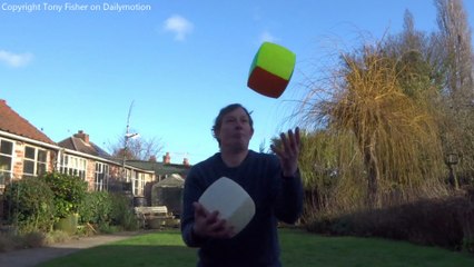 17x17x17 Rubik's Cube juggling (by Tony Fisher)