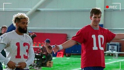 INSIDE LOOK: Behind the scenes of Eli and Odell's Super Bowl ad