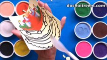 Đồ chơi trẻ em tô màu tranh cát sinh nhật 3 tầng- Colored Sand Painting (Chim Xinh)