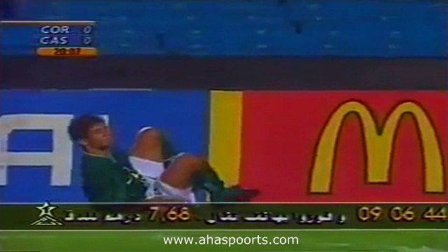 الشوط الاول مباراة كورنثيانز و الرجاء البيضاوي 2-0 كاس العالم للاندية 2000