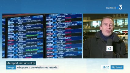 Neige : perturbations dans le trafic aérien