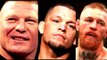 Brock Lesnar Tested 5 Times,Conor Mcgregor Trains for Nate diaz Rematch,UFC sale completed?