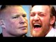 Brock Lesnar is just a big name,Conor Mcgregor-I will toy with Nate diaz in rematch,Bisping vs Nick?