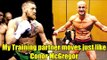 Eddie Alvarez training with a fighter who fights like Conor Mcgregor,Conor will win at UFC205-RDA