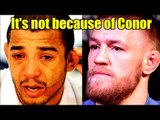 Jose Aldo gives reason for Retiring says its not about Conor Mcgregor,UFC FN 96 Fighters miss weight