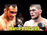 Khabib Fights Tony Ferguson for Interim Title on March 4 at UFC 209?,Dominick Cruz on MMA Union