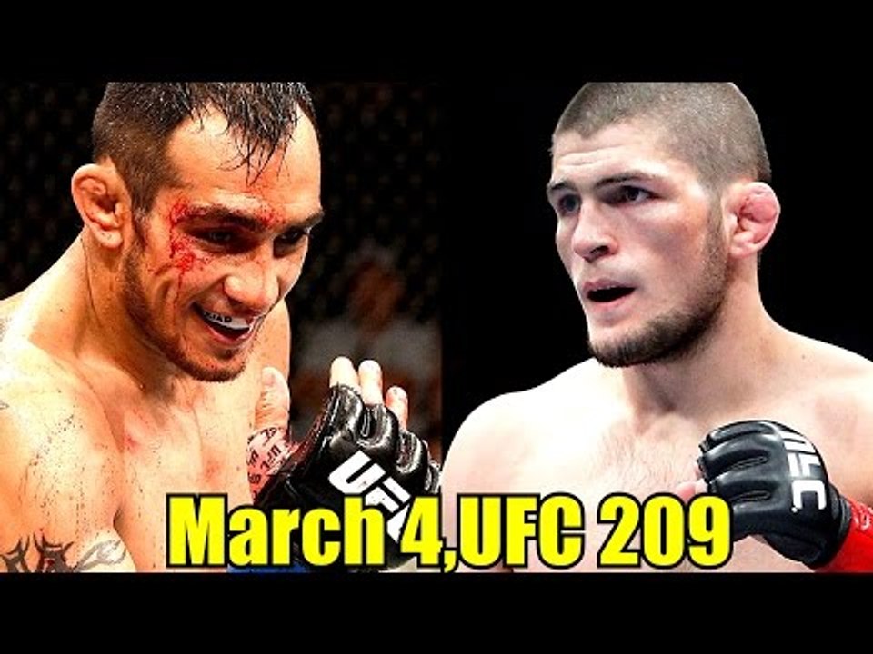 Khabib Fights Tony Ferguson for Interim Title on March 4 at UFC 209?,Dominick Cruz on MMA Union
