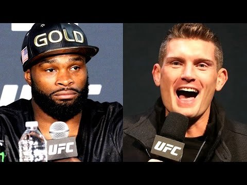 Tyron Woodley and Stephen Thompson in a tense interview before UFC 209 FIGHT,Bisping on GSP's return