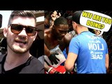 Anthony Johnson's Coach during UFC 210:WTF is he doing?,Bisping Rips Weidman
