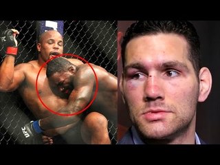 Why was Anthony trying to Wrestle Daniel Cormier?,Weidman-I should have won due to illegal Knee