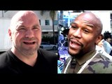Why is Floyd telling everybody Conor McGregor can beat him?,Dana-Diaz brothers don't want to fight