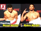 Kevin Lee Misses Weight then loses 1.5lbs in 1 hour to make Wt,Swanson on UFC future