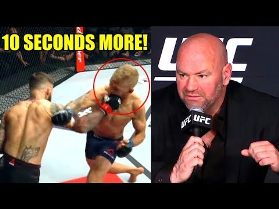 10 seconds more and Cody Garbrandt could have finished TJ Dillashaw in RD 1,Dana on Rose vs Joanna