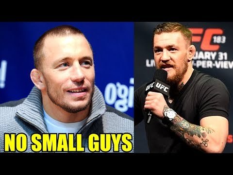 GSP on fighting Conor McGregor-I don't challenge guys from lower wt classes,DC on GSP