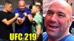 Conor McGregor to defend his title against Nate Diaz at UFC 219?,Dana denies trilogy rumors