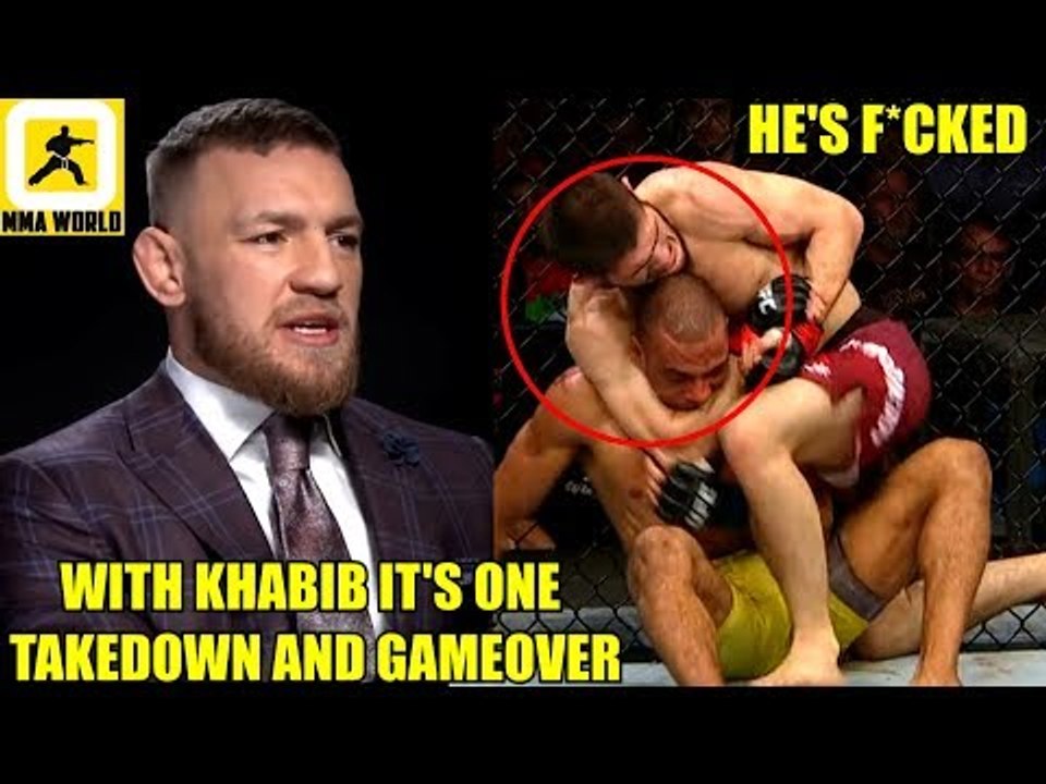 If Khabib takes Conor McGregor down its Game Over but on the feet Conor KO's Khabib,Holloway,Colby