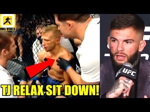 I don't deserve a rematch when TJ needed help to get to his corner in RD 1?,Colby,Yoel