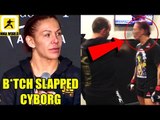 Here is the reason why Cris Cyborg's coach slappéd her backstage at UFC 219,Bisping on Vitor,Perry