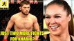 Khabib could retire soon after beating Conor McGregor and Tony,Ronda Rousey Now a WWE Pro-WRESTLER