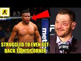 Francis Ngannou looked like an extra from the Walking Dead vs Stipe Miocic,DJ on TJ