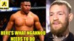 Francis Ngannou will get better he just needs to join a top flight MMA Camp,Ali rips Conor McGregor