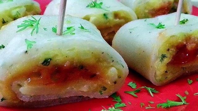 सूजी का इतना टेस्टी और आसान नाश्ता की आप रोज़ बनाकर खाएंगे /Breakfast Recipes /Suji Rolls /Easy Nasta