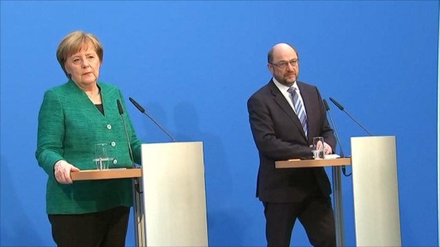 ميركل تتوصل لاتفاق مع الاشتراكيين لتشكيل الحكومة