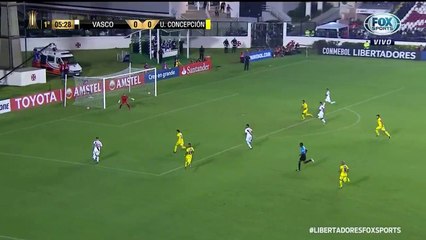 Paulinho Gol - Vasco 1x0 Universidad Concepción Copa Libertadores 2018
